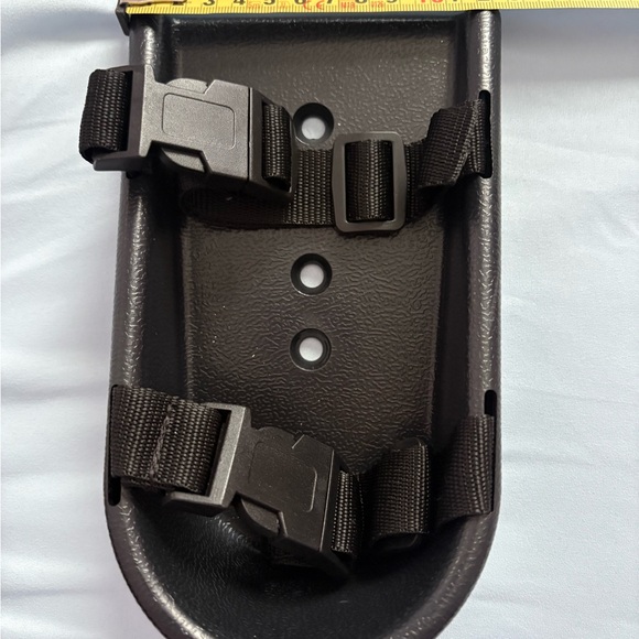 Wheelchair shoes holders with adjustable straps. Includes 4 Bolts and 4 Nuts. - Picture 5 of 6